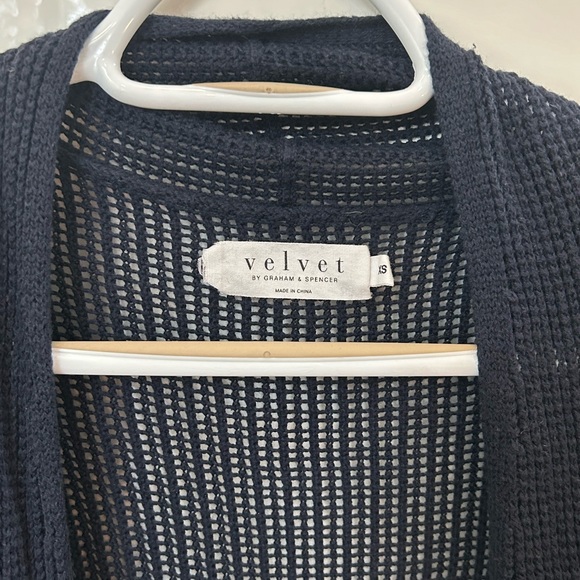 Velvet by Graham and Spencer cotton cardigan - Picture 2 of 6